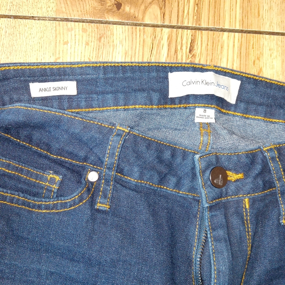 GUC Calvin Klein ankle skinny size 8 - Picture 4 of 4
